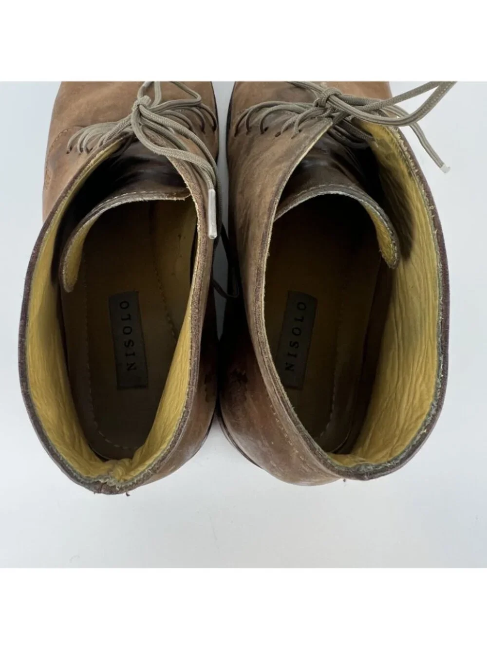 Nisolo Men’s Size 9 Everyday Chukka Boots – Brown Tanned Leather Ankle Shoes